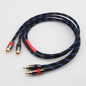 Zwei Paare RCA Doppel Lotus Kopf Signal leitung PVC-Jacke aus reinem Kupfer für Car Audio für CD-Verstärker Box Fever-Class Audio System - Product Image 3