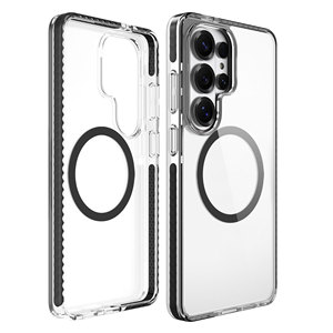 Shockproof Transparent Magnetic Wireless Charging Back Phone Cover for Samsung S26 Ultra S25 S24 S23 <strong>Case</strong> - Product Image 2