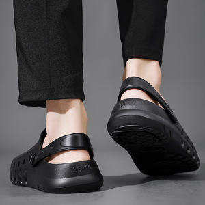 新款上市防滑白色护士厨师鞋医院女男厨房厨师鞋供应商 - Product Image 1