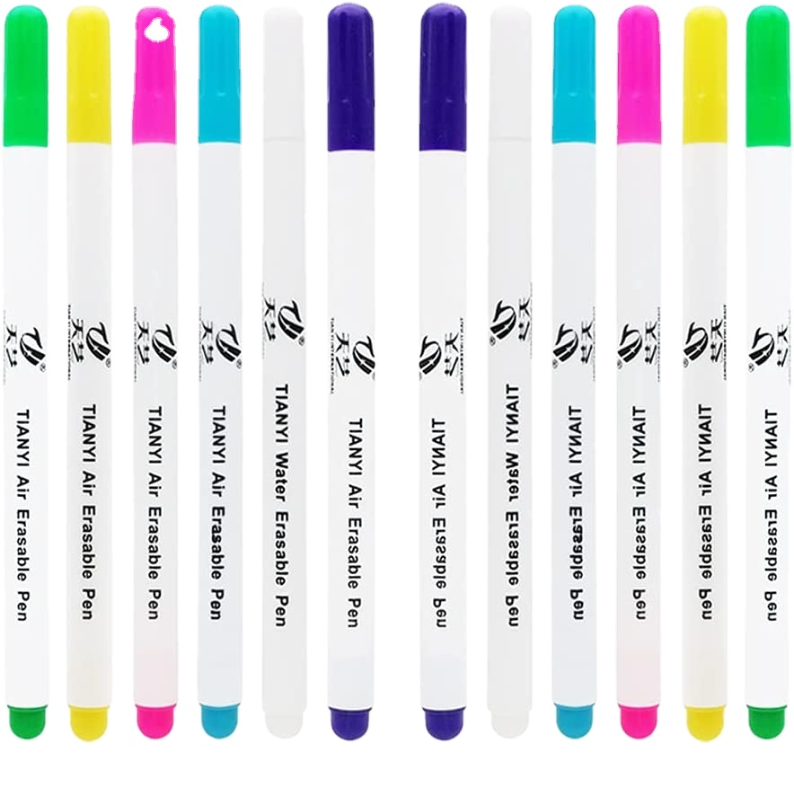 Disappearing Erasable Ink Fabric Marker Pen Sewing Markers for Fabric  Disappearing for Quilting Dressmaking Sewing Marking
