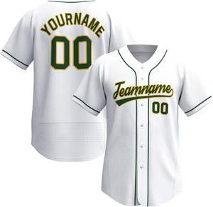 Camiseta de béisbol para jóvenes y hombres y mujeres, Camiseta deportiva con botones, cosida o impresa, número de letra, talla grande - Product Image 4