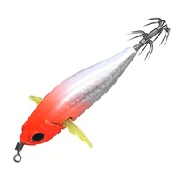 Nouveau leurre de pêche en bois de 63 mm, 7,2 g, imitation crevette, luminescent, appât lumineux pour calmar, jig, leurre de pêche en mer, appât de pêche à la crevette