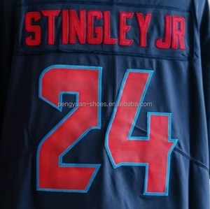 Derek Stingley Jr. <span class=keywords><strong>Red</strong></span> alternatif en kaliteli dikişli amerikan futbol forması gemi hazır - Product Image 2