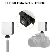 Mini Lampe Annulaire LED RGB Professionnelle Portable pour Selfie, Éclairage d'Appoint pour Photographie, Diffusion en Direct et Tournage Vidéo de Poche