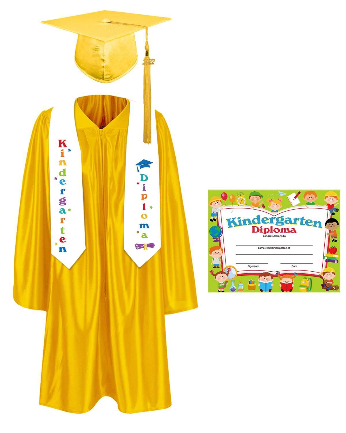 Shop Our Custom Graduation Gowns for Kids - 2024 Tassel Set Shop Our Custom Graduation Gowns for Kids - 2024 Tassel Set