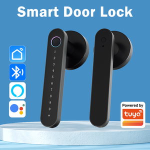 Serrure de porte intelligente Tuya Bluetooth à empreinte digitale, déverrouillage à distance via APP Smart Life, pour hôtels, appartements, bureaux et maisons en location – Prix abordable - Product Image 2