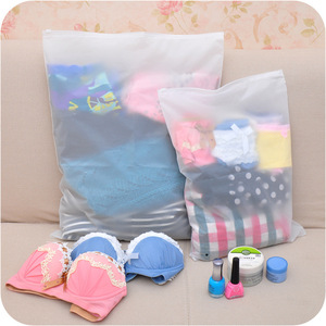 Travel Storage Bags Frosted Self Sealing Waterproof Rectangle Clothing Organizer Lightweight For Travel - Product Image 3