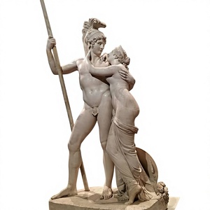 YOUFINE Estatua <span class=keywords><strong>de</strong></span> Mármol <span class=keywords><strong>de</strong></span> Marte y Venus Tallada a Mano, Tamaño Real, Color Blanco, Tamaño Personalizado para Arquitectos, Arte <span class=keywords><strong>de</strong></span> Jardín, Villa - Product Image 2