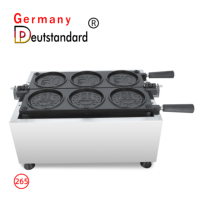 Machine à pain ronde à gaufres électrique 220V 110V avec CE