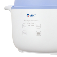 Cuisinière à riz électrique automatique 3L à alimentation directe, avec cuve antiadhésive, tasse à mesurer et efficacité énergétique A+ - Portable pour la maison