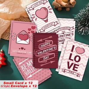 <span class=keywords><strong>Carte</strong></span> <span class=keywords><strong>de</strong></span> vœux personnalisée pour la Saint-Valentin avec photo personnalisée pour lui/elle, cartes d'anniversaire pour femme/mari - Product Image 2