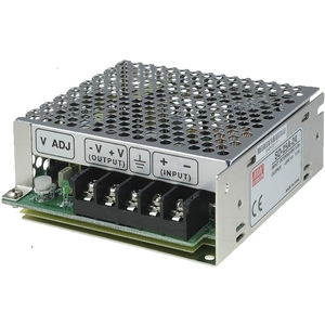 Convertisseur DC-DC Mean Well 25W 12V 48V, alimentation industrielle à tension réglable - Product Image 1