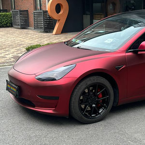 Película de cambio de color Envoltura de color Vinilo Mate Rojo Película de coche Envoltura Protección Películas decorativas - Product Image 4