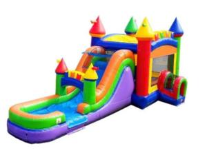 Château gonflable géant commercial personnalisé, combo de jeux gonflables pour enfants, parcours d'obstacles gonflable extérieur, château sauteur - Product Image 2