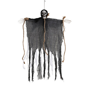 Accessoires de <span class=keywords><strong>squelette</strong></span> d'<span class=keywords><strong>Halloween</strong></span> à succès avec bras extensibles, décorations suspendues d'horreur pour fête - Product Image 1