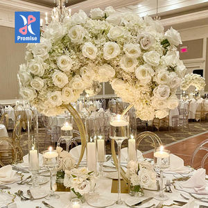 كرات زهور بيضاء اصطناعية لتزيين حفلات الزفاف وديكور طاولات المناسبات - Product Image 1