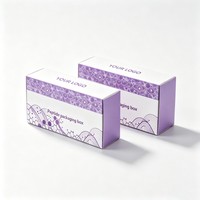 Boîte d'emballage pour stylo à peptides avec étiquette holographique et plateau en plastique, service OEM/ODM professionnel pour l'emballage cosmétique, boîte cadeau de luxe