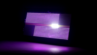 Projecteur stroboscopique LED 280W 8+8 segments KM-ST21225 RVB avec fonction Wash et Flash DMX512 RDM pour DJ, discothèque, scène et soirée