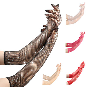 Nuevos Guantes Largos Elásticos de Malla Retro con Diseño de Red de Pescado, Estilo Sexy para Discoteca, Accesorios de Vestir Cosplay, Colección 2026 - Product Image 2