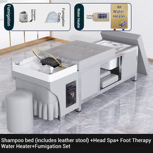 Lüks kuaför Headspace Headspa saç Salon başkanı Spa tay masaj şampuan kafa tedavisi ile yatak - Product Image 5