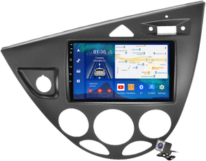 2 DIN Android Радио сенсорный экран Carplay GPS навигация мультимедийный автомобильный плеер для <span class=keywords><strong>Ford</strong></span> Fiesta 1995-2001 фокус 1998-2005 <span class=keywords><strong>USB</strong></span> - Product Image 1
