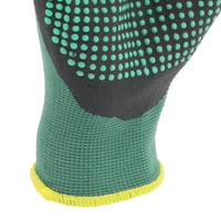 Gants de travail MaxiTough en nylon et spandex 15 jauges avec points en nitrile, respirants, flexibles, résistants à la graisse, pour travaux industriels