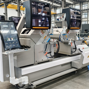 Scie à découper à double tête WEIKE CNC 550 mm pour l'usine de fabrication de portes et de fenêtres, usine industrielle pour l'aluminium - Product Image 2