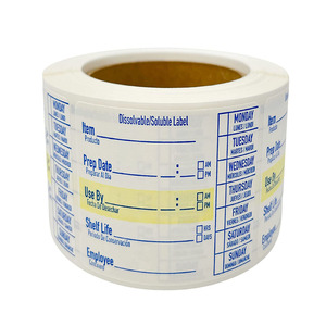 Dissolvable <strong>Label</strong> Stickers Water <strong>Labels</strong> for Food Rotation Prep Roll Write Dissolvable <strong>Labels</strong> <strong>Kitchen</strong> Helper - Product Image 6