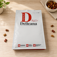 Sachet Doypack Personnalisé en Aluminium Imprimé par Gravure, Qualité Alimentaire, Haute Résistance à l'Humidité, Refermable avec Fermeture Auto-adhésive et Zip, Grand Format pour