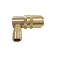TV6510 9013 2019/90 TALKOB 180 ℃ Débit Moule Refroidissement Partie 90 Coude Tuyau Pagode Plug 13mm Laiton Mamelon Femelle Accouplement Rapide Prises
