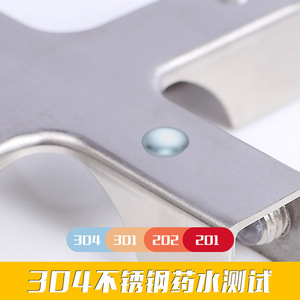 Clip de vidrio combinado Huilevinas de acero inoxidable 304 en forma de L para fijación de acuarios y uso en baños - Product Image 2
