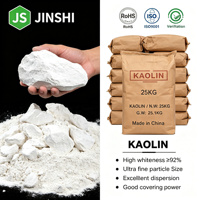 Argile Kaolin Blanc Calciné Lavé à l'Eau, Poudre Industrielle de 325-1250 Mesh, Teneur en Al2O3 de 42,8% - Fournisseur d'Usine JINSHI