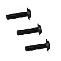 Vis OEM personnalisées en acier inoxydable à tête cylindrique Torx, à tête bouton hexalobuleuse, à filetage complet avec rondelle