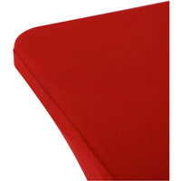 Nappe publicitaire personnalisée avec logo, housse de table extensible imprimée sur mesure, couverture ajustée pour table tréteau pour événement