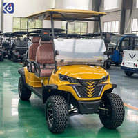 Nouvelle Voiturette de Golf Électrique à Énergie Solaire 4 Places Homologuée pour la Route avec Batterie au Lithium, Voiturette de Luxe pour Complexes Hôteliers et Visites Touristiques (Direct Usine)