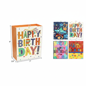 7 \ "X9 \" X4 \ "sacchetto regalo di compleanno 144PC/Cs per bomboniere - Product Image 2