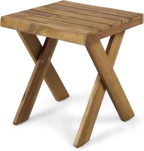 Mesa Auxiliar Plegable de Madera de Acacia, Estilo Escandinavo, Mesa de Centro Ecológica de Madera de Pino, Tamaño Personalizado - Product Image 1