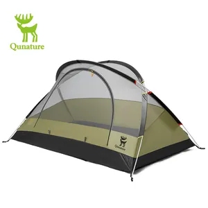 Qunature High Quality Waterproof Outdoor Camping Tents For 1 Person Camping Family Picnic Tent