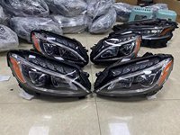 Conjunto de Faros LED para Mercedes-Benz C180 C200 C260 C300 C350eL W205, Luces de Circulación Diurna LED
