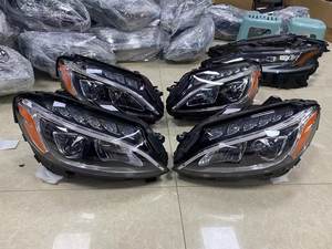 Conjunto de Faros LED para Mercedes-Benz C180 C200 C260 <span class=keywords><strong>C300</strong></span> C350eL W205, Luces de Circulación Diurna LED - Product Image 3