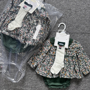 Set di <span class=keywords><strong>Abbigliamento</strong></span> Invernale per Bambina in <span class=keywords><strong>3</strong></span> Pezzi, Gonna, Calzini e Pantaloncini, 0-24 <span class=keywords><strong>Mesi</strong></span>, Outfit Morbido e Caldo per Neonata, Stile Europeo Dolce - Product Image 2