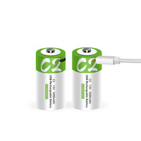 Smartoools Aluminium Foil 1.5V Li-ion Baterai Isi Ulang C 5000mWh 1200 Siklus Port Pengisian Daya USB Tipe-C Garansi 2 Tahun CE