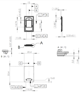 Lru2180 USB Miễn Phí Sdk Android Máy Tính Bảng Vân Tay Mô-đun Di Động Giá Rẻ Giá Sinh Trắc Học Ngón Tay In Máy Quét Mô-đun Thiết Bị - Product Image 6