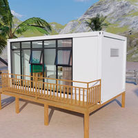 Prix d'usine en gros Maisons modernes en conteneur de luxe à montage rapide pour la plage Maisons en conteneur modulaires confortables de haute qualité