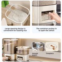 Distributeur de riz et céréales grande capacité pour la maison, seau de rangement hermétique anti-humidité pour cuisine, conteneur de stockage de riz et de grains