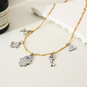 Necklace <b>for</b> Women Stainless Steel Cross Border Multi Innovative Exclusive Design Protection Skin Friendly Material - Product Image 2