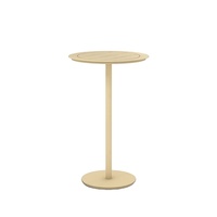 Table de bar en aluminium, meuble commercial moderne, table basse