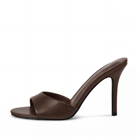 WETKISS OEM/ODM – Mules classiques à talon aiguille et bout ouvert pour femme, sandales de soirée à bride unique, pas chères