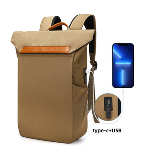 Custom Waterproof Outdoor <b>Laptop</b> Rucksack <b>Roll</b> <b>Top</b> <b>Backpack</b> - Product Image 3