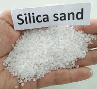 Sable de silice de haute qualité et de haute pureté, sable de quartz SiO2 pour la fabrication de verre, le traitement de l'eau, les aquariums, les piscines